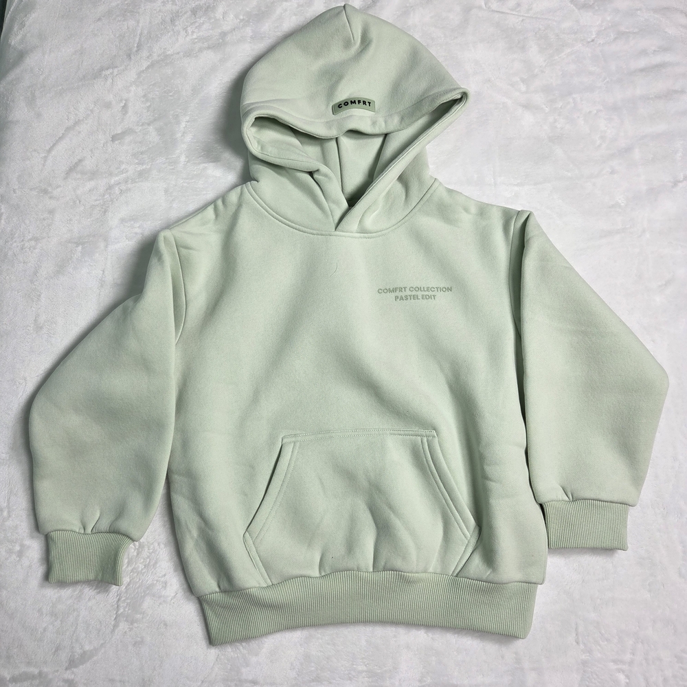 Comfey Kids Pastel Green Hoodie (Unisex)
